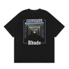 mens designer t shirt rhude shirt Card logo lettered print rhude t shirt Couples for men and women tshirt Cotton is loose in summer shirt A wide range of style options