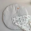 Tappeti Han feng cartone animato baby materasso rotondo panno cotone orso camera da letto tappeto pografia proposito