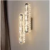 Wall Lamp Modern Crystal Lamps For Living Room Bedroom Sconce Light Background Lustres Luxury Decoration Home Fixtures