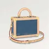 Handbag Designer 5A Explosion 24161 Chiusura S-Lock Sinim Nametag all'interno delle valigie emblematiche a tasca piatta Versione di lusso in versione miniaturizzata