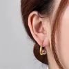 Boule d'oreilles en métal rond à chute d'eau pour femmes styles de créateur de cuivre rétro de luxe de luxe Nouvelle fête de bijoux de bijoux fille