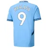 Man Citys Haaland Soccer Jerseys Foden Gvardiol de Bruyne Football Shirt Kids Final Istanbul Kit Grealish 24 25 J.ALVAREZ MANCHESTE Nyårsuniform