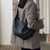 Axelväskor mode casual tote hobos väska för kvinnor stor kapacitet messenger 2024 mjuk pu läder handväska och purses sac luxe