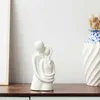 Obiekty dekoracyjne figurki nordyckie para ceramiczna abstrakcyjna postać dekoracja dekoracji lekka luksus H240517