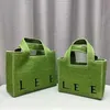 TOTE TAG AVAL TAGS Designer tas geweven groentemand modieus een schouder strandzak grote capaciteit tas tas