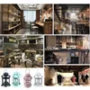 Bougendrs Castle Holder Romantic Desktop Decoration Artists Decor for Home Restaurant Bar Props Supplies