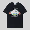 K9sa Casablanca Herren-T-Shirts Sommer Neue tropische Wind Sommerfrüchte Digitaldruck Kurzärmelig T-Shirt Designerin Casa Blanca