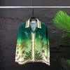 Casablanca Designer Men Luxury Shirt Slim Fit Business Fashion Button Up Shirt Shirt Hawaiian Shirt Pron M-3XL # Yyyg11