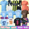 23 24 vierde Haaland voetbaltruien MANS KOVACIC JOAO CANKERENO MANNEN KIDS 2024 2025 CITY GREALISH DE BRUYNE RUBEN Derde Bernardo Mahrez Foden Rodrigo voetbalshirt