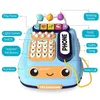 Early Childhood Education Simulation Telefoon Multifunctionele muziek speelgoedauto kleurrijke muziektoetsen spelen molspellen kunnen roteren 240517