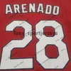 Jersey personalizado 4 Yadier Molina 46 Paul Goldschmidt 28 Nolan Arenado 1 Ozzie Smith 6 Stan Musial 92 Genesis Cabrera 11 Paul DeJong Cardins Béisbol Jerseys