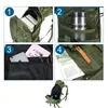 Backpack Lightweight Travel Flight Parachute Pack Nylon Rucksacks For Men Women Outdoor Hiking Camping Trekking Climbing