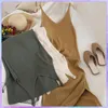 Casual Dresses Knited Dress Simple V Neck Solid Female Korean Apricot Women Elegant Vestidos Fashion Clothes Sexy Loose