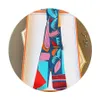 Маленькая полоса тонкая узкая шейная сумка для шарнирного ремня декоративная шелковая лента шарф всех сопоставленных женщин