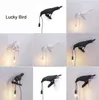 Lampada a muro Lucky Bird Sconce Postmodern Style Industrial Style LED LIGHT NORDIC NORDIC CHIEDS PRODUTTRO STUDIO CREATIVE CREATIVE