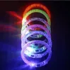 Braccialetti a LED glitter Glow Flash Light Stick Light Up Bracciale lampeggiante Disco Bar Decorazione per bambini giocattoli per bambini