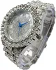 Charles Raymond Mens Big Rocks with Roman Numerals Fully Iced Out Colorful Dial Watch - ST10327 RN Single