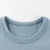 Unisexe Striped SELEEVE T-shirt Boys Vêtements 2024 Été Childrens à manches courtes T-shirts Girls Cotton Top Kids Tentifiée 240425