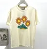 Fashion Mens Designer T -Shirt Funny Sunflower Drucken kurzärmelig hochwertiger Luxus -T -Shirts Größe M2XL9704736