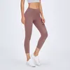 LL Frauen Yogamosen geschnittene Hosen Push -Ups Fitness Leggings weich