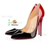Kleiderschuhe Designer Styles Heels Frauen Luxus High Heel 8 cm 10 cm 12 cm Qualität Sole Schuh runde Spitze Zehen Pumpen untere Party rotboden Sneaker 35-42