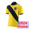 2024 Jerseys de football masculin de l'Équateur Plata Hincapie M. Caicedo Arboleda Estupinan Cifuentes Mena Gruezo Home Away Football Shirts Adult Uniforms