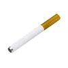 Coloridas tuberías de fumar de metal hierba de tabaco un bolsillo de bateador tubo de acero portátil tubo de humo bufete de tubo de cigarrillo de aluminio aleación de 80 mm longitud