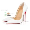 Dress Shoes Designers Styles Heels Women Luxury High Heel 8cm 10cm 12cm Quality Sole Shoe Round Pointed Toes Pumps Bottom Party Red-Bottoms Sneakers 35-42
