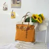 Youda Original Design Fashion Stampa di grande capacità borse in stile classico borsa per la spesa Casual Simple Womens Tote 240509
