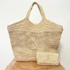 Высококачественное качество Raffias Srate Weave Designer Designer Tote Mag для женского мужского