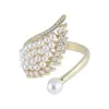 Cluster Rings Fashion Adjustment Finger Ring For Women Fine Wing Jewelry.