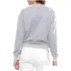 Bluzy damskie bluzy damskie luźne bluza kreskówka cekiny haftowane załoga szyi długie rękawy jesienne zima c dh51m