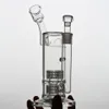 Glazen bongmatrix PERC Hookahs concentreren recycler bubbler waterpijp rigs olie dab 18 mm vrouwelijk gewricht