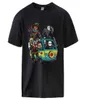 Park Horror Movie Man Summer Tshirts Male Cotton T Shirt Top Theme Park Clown Saw Halloween Sportswear Size S3XL5929343