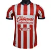 24 25 Versión de jugador de Chivas Jerseys L. Brizuela Pérez Guzmán Mozo Macias R. Cisneros Home Away Fútbol Camisas de manga corta Uniformes