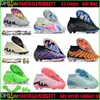 Nowe elitarne buty FG Buty Buty Buty dla męskich kobiet Dzieci Child Youth High Tops Football de Crampons da calcio fussballschuhe botas futbol ronaldo mbappe cr7