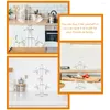 Küche Aufbewahrung Becher Kaffeezähler -Bar -Accessoire Regal Trockenständer Becher Halter Edelstahlarbeitsplatte