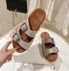 Designer Brunello Cucinelli Bostons sandales sandales sablores bouchons liège mode plat en cuir d'été diaporne de plage préférée Chaussures décontractées femme hommes