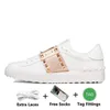 Open mannen Designer schoenen sneakers dames trainers witte zwarte band voor verandering groen geel logo beroemde lederen platte flat casual schoen