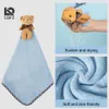 Björn kreativ handdukkök förtjockad absorberande hangbar handduk korall sammet handduk handduk