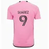 2023 2024 Suarez Messis Miami Soccer Jerseys CF Martinez Matuidi Higuain Campana Yedlin Taylor MLS 23 24 Football Kirt Kits Kits Player Fans Version Adultes