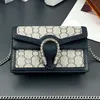 Top -Qualität Designer -Tasche Luxurys Handtasche Umhängetasche Frauen schwarze Leinwand Leder Geldbeutel Reißverschluss Crossbody Achselhöhle Clutch -Tasche Halbmondkettenbeutel