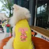 Pet Cartoon Print Vest Новая модная одежда без рукавов