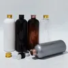 Garrafas de armazenamento 300 ml de recipiente plástico de plástico vazio Pacote de lavagem de tampa de alumínio de alumínio 300g Perfum