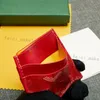 Projektant męski uchwyt na kartę z nadrukiem luksusowy krótki portfel Torebka mężczyźni kobiety kredytowe mini torba posiadacza karty mody torba na kartę