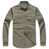 Casual shirts voor heren tacvasen militaire kleding lichtgewicht leger snel droge tactische zomer verwijderbare werk met lange mouwen op 220920