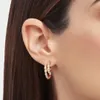 Luxury Brand Snake-shaped stud Earrings Charm Snake Shape Earrings Full Diamond V Gold Top quality Jewelry fashion design for Women Party Gift with box