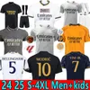 S-4XL 24 25 Bellingham Vini Jr Joselu Jerseys Real Madrids Camisa de fútbol Tchouameni Camavavinda Alaba Modric Rodrygo Mbappe 2025 2024 Camiseta Men Kits Top