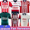 23 24 Chivas Mens Soccer Trikots 24 25 L. BRIZUELA PEREZ GUZMAN MOZO MACIAS R. Cisneros Home Away 3. Special Edition Football Shirts