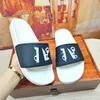 Designer Sliders fashion new style rubber sandal flat heel Mule white luxury sandale beach sunny for woman men loafer travel Slipper Casual shoes Slide outdoors walk